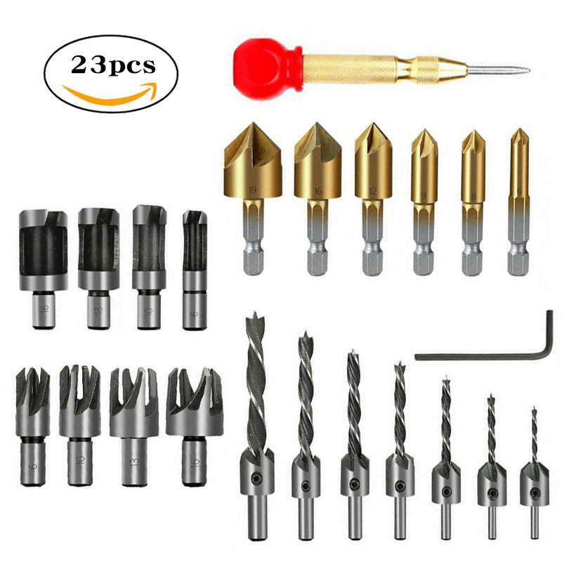 23pack Chamfer Countersink drill bits (2)