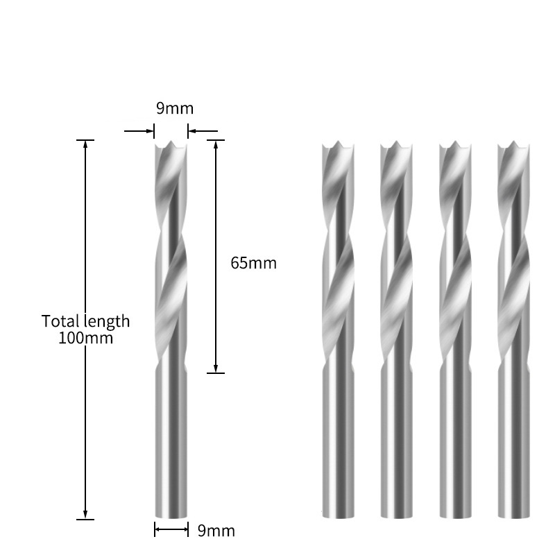 Set spiralnih svrdla od 5 komada HSS za obradu drva (5)