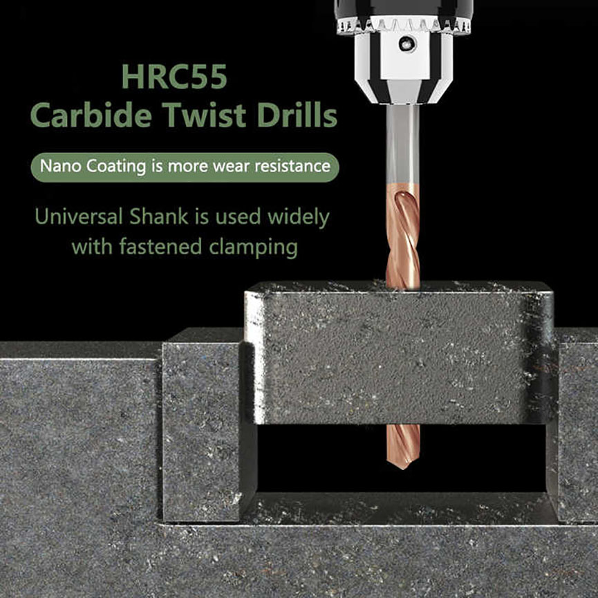 Tungsten carbide twist drill nga adunay nano (4)