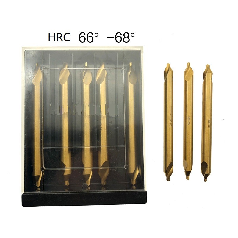 5pcs HSS co center drill bits set with coating (4)