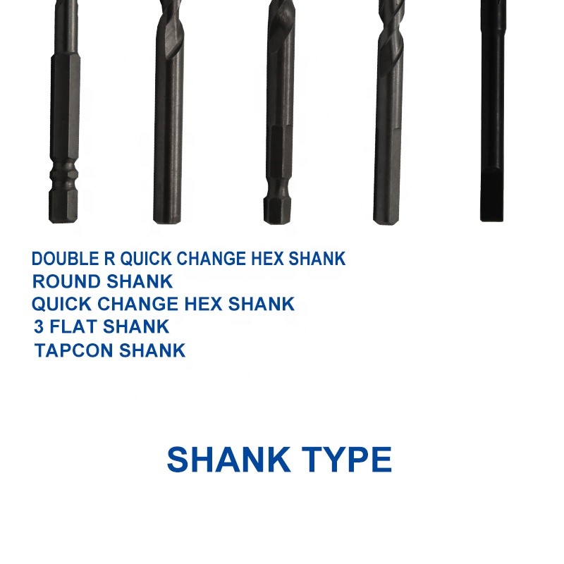 Double R quick release masonry drill bit shank type